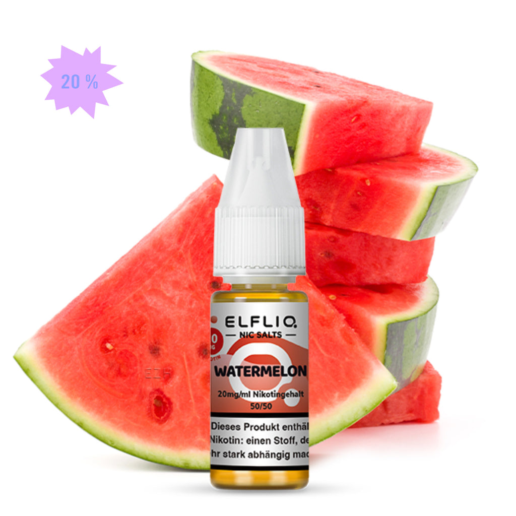 Elfbar - ELFLIQ - Watermelon - 10ml - 20mg/ml - NicSalt