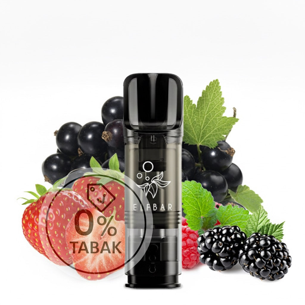 Elfbar - ELFA - Prefilled Pods (2 pcs) - Mix Berries - Nicotine free // German Tax Stamp