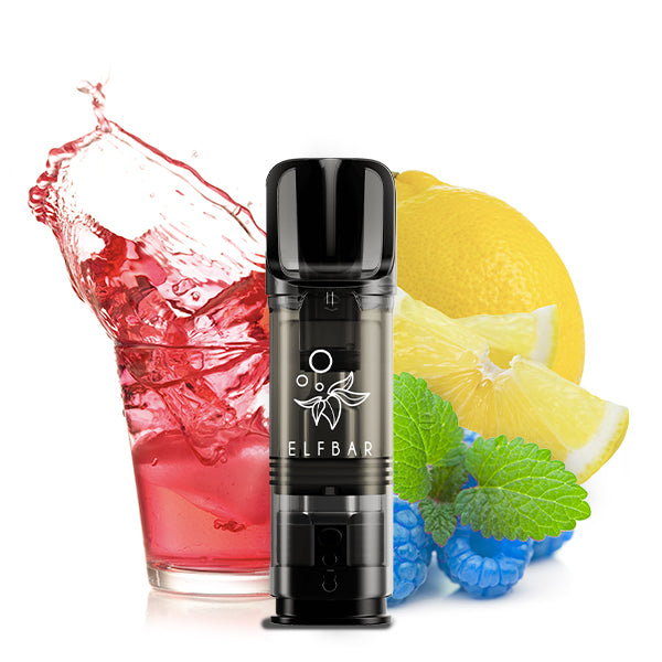 Elfbar - ELFA - Prefilled Pods (2 pcs) - Blue Razz Lemonade - 20mg/ml // German Tax Stamp