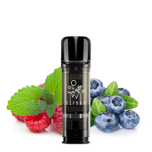 Elfbar - ELFA - Prefilled Pods (2 pcs) - Blueberry Sour Raspberry - 20mg/ml // German Tax Stamp