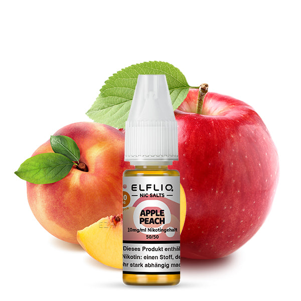 Elfbar - ELFLIQ - Apple Peach - 10ml - 10mg/ml - NicSalt // German Tax Stamp