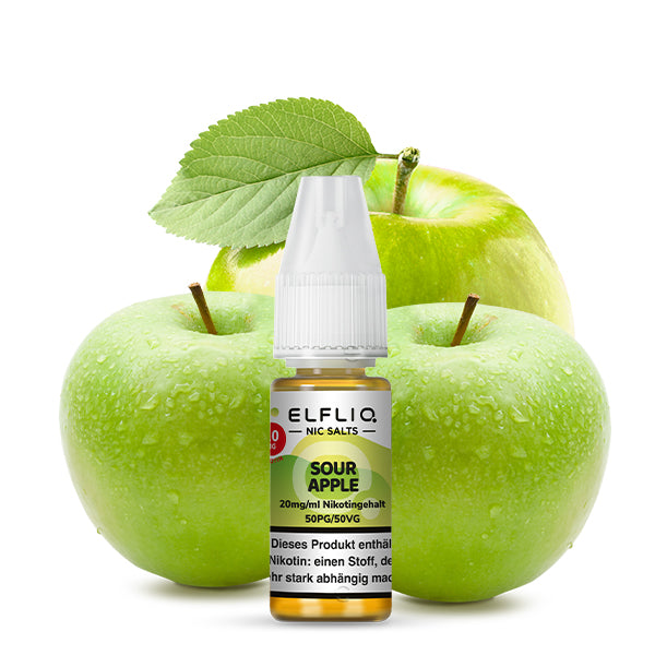 Elfbar - ELFLIQ - Sour Apple - 10ml - 20mg/ml - NicSalt