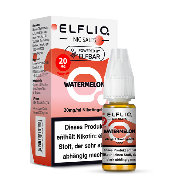 Elfbar - ELFLIQ - Watermelon - 10ml - 20mg/ml - NicSalt