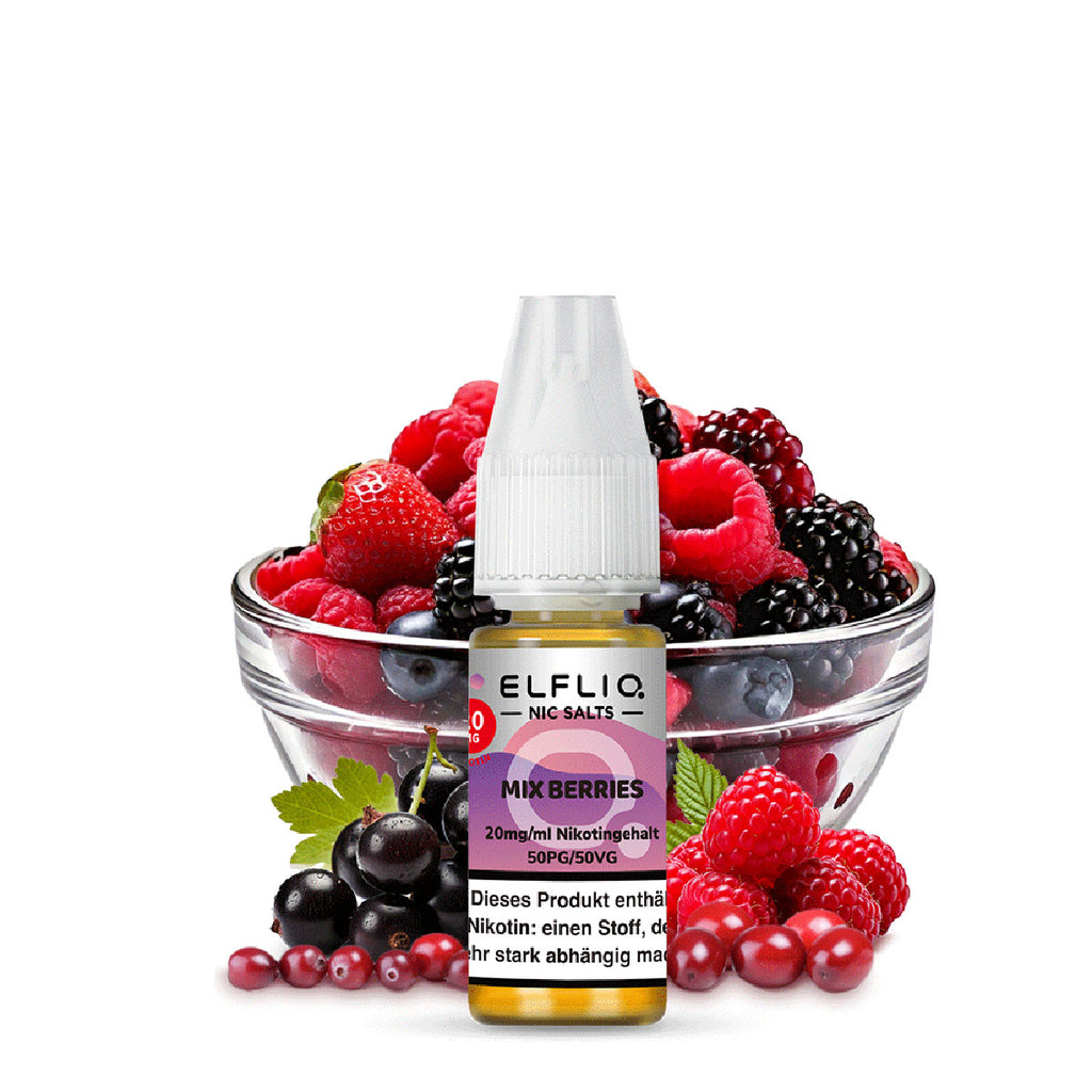 Elfbar - ELFLIQ - Mix Berries - 10ml - 20mg/ml - NicSalt // German Tax Stamp