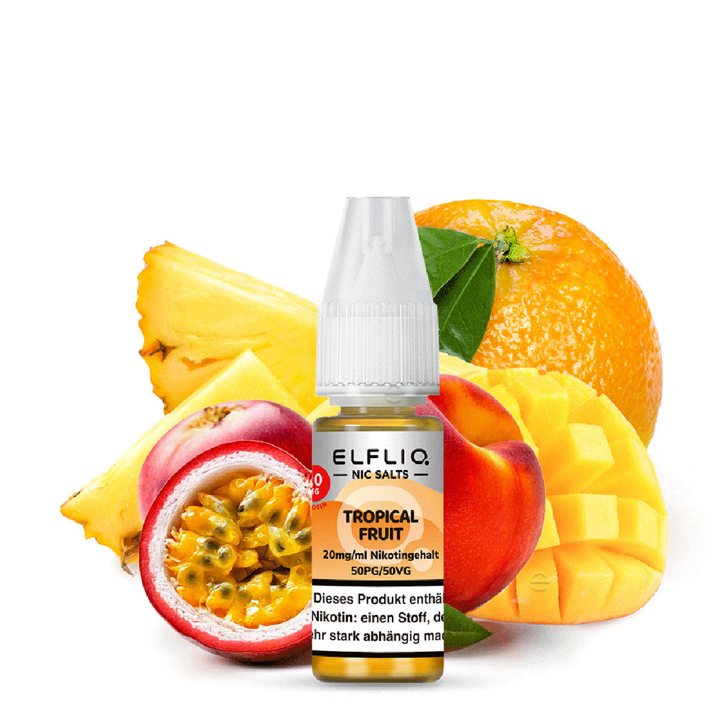 Elfbar - ELFLIQ - Tropical Fruit - 10ml - 20mg/ml - NicSalt