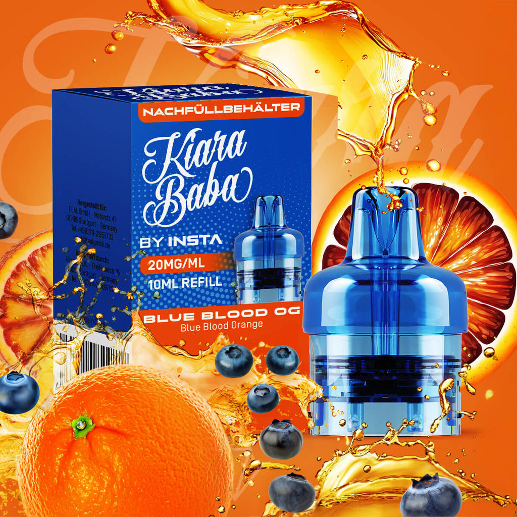 *NEU* Kiara Baba 10K - Refill Container - Blue Blood OG - 10ml - 20mg/ml // Steuerware