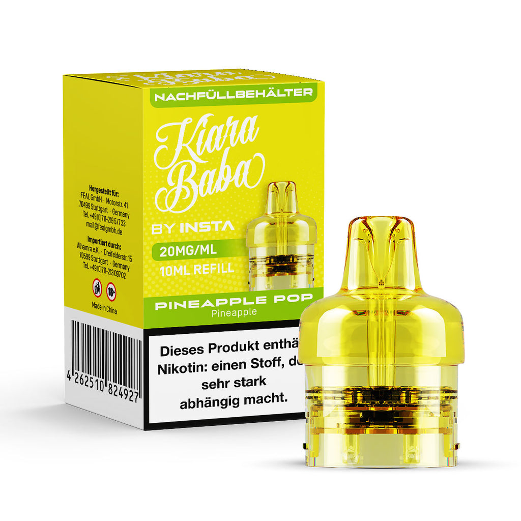 *NEU* Kiara Baba 10K - Refill Container - Pineapple Pop - 10ml - 20mg/ml // Steuerware