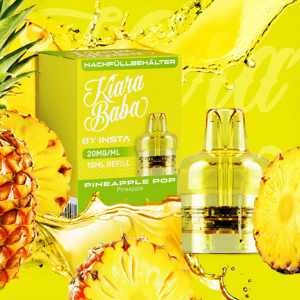 *NEU* Kiara Baba 10K - Refill Container - Pineapple Pop - 10ml - 20mg/ml // Steuerware